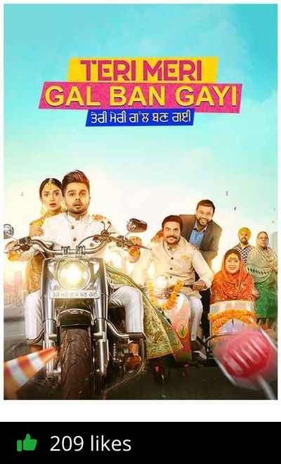  Teri Meri Gal Ban Gayi 2022 DVD HDCAM  Full Movie