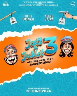 Jatt and Juliet 3 2024 PRE DVD Rip Full Movie HD  full movie download